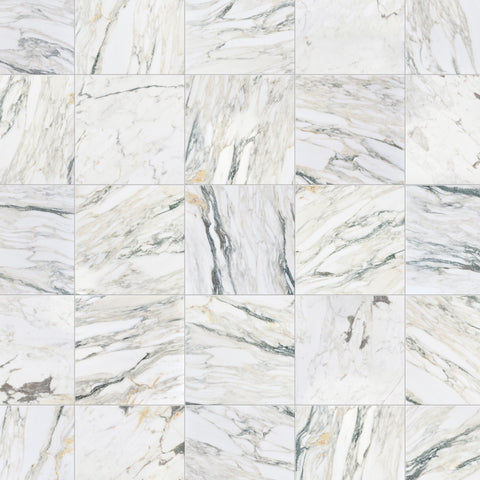 18" x 18" CALACATTA MONET TUMBLED