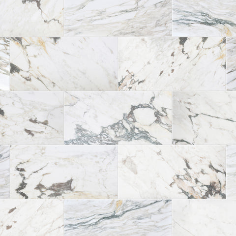 18" x 36" CALACATTA MONET BRUSHED