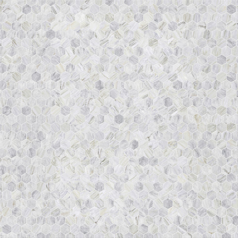 4CM HEXAGON CALACATTA MANHATTAN HONED