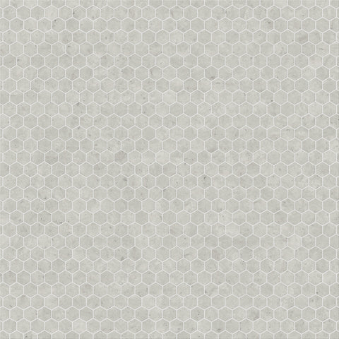 4CM HEXAGON THELA GREY HONED