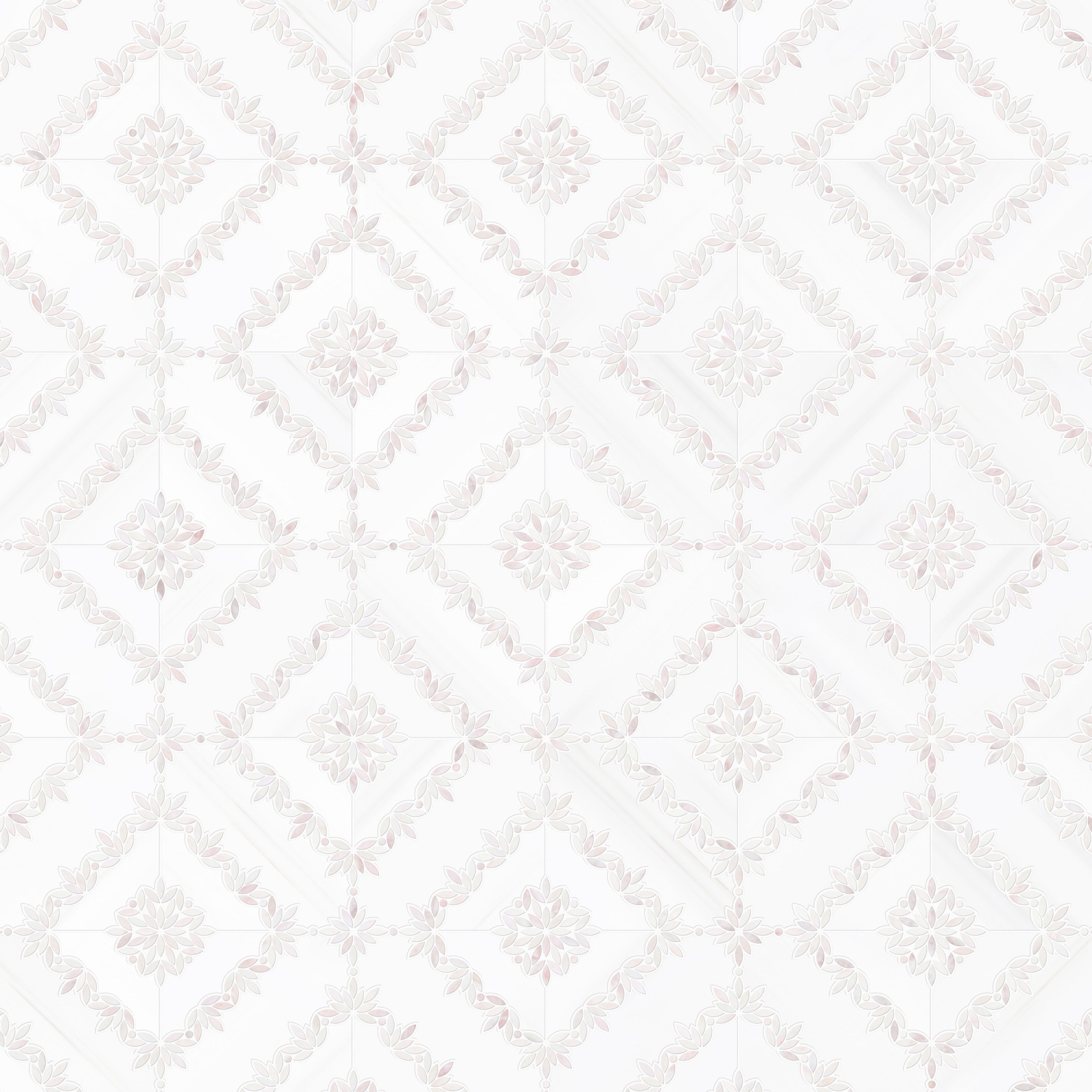 ELIZABETH - WATERJET MOSAIC | ROSA ROSA | DULCET TILE