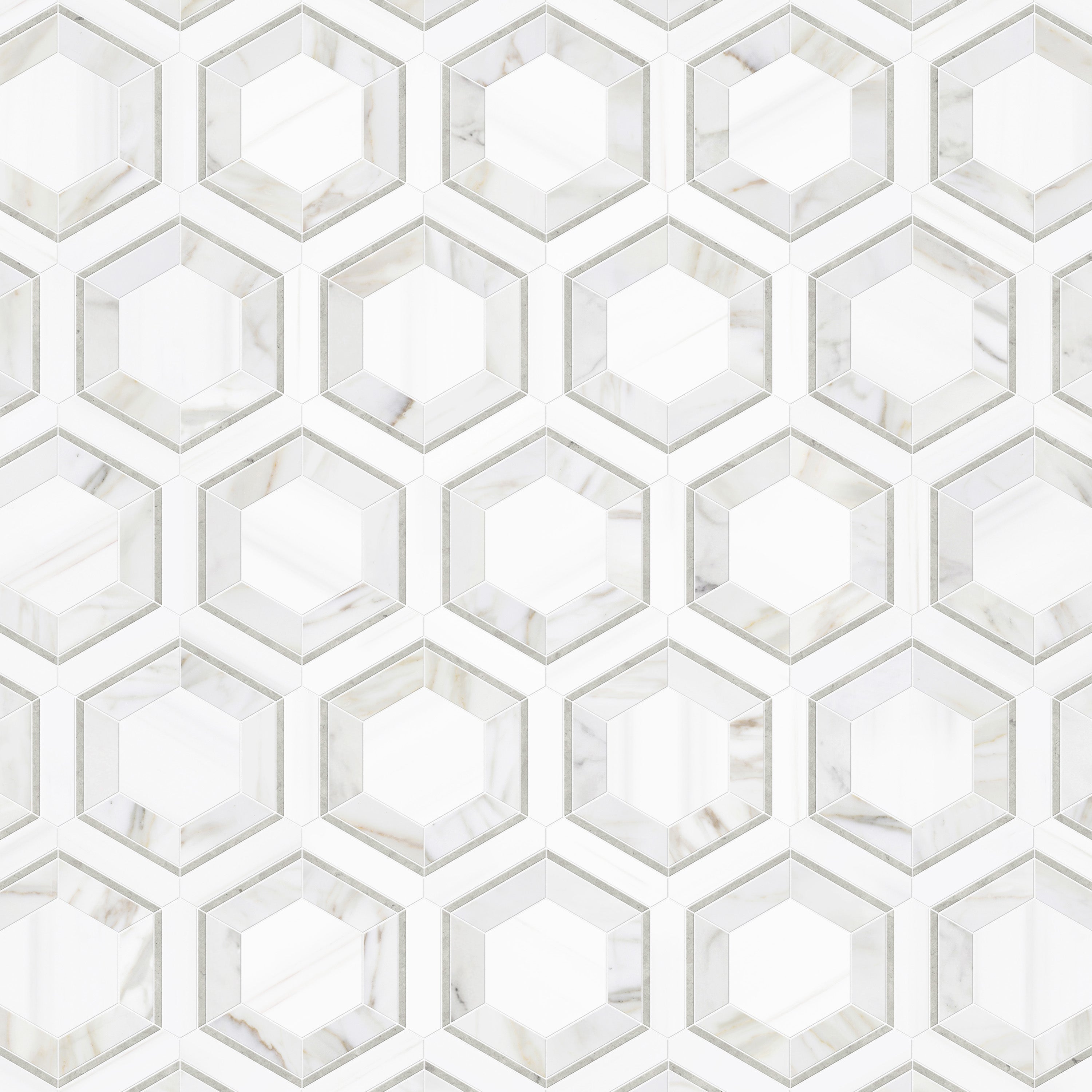 HARMONY - BOUTIQUE MOSAIC | CALACATTA GOLD | BIANCO DOLOMITE