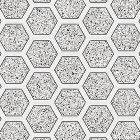 HEXAGON CHAIN TERRAZZO