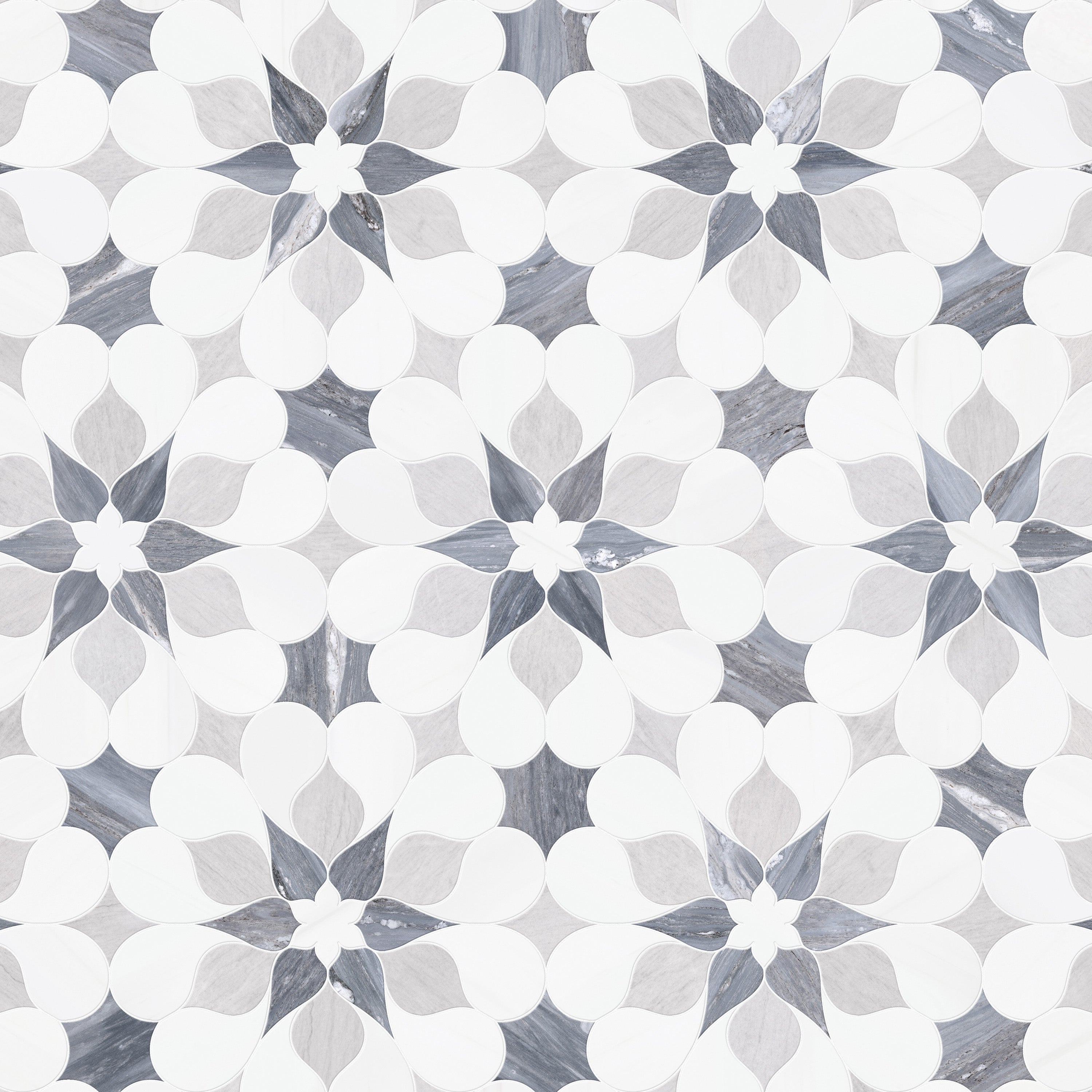KALEIDOSCOPE - WATERJET MOSAIC | DOLOMITE | LAIS GREY