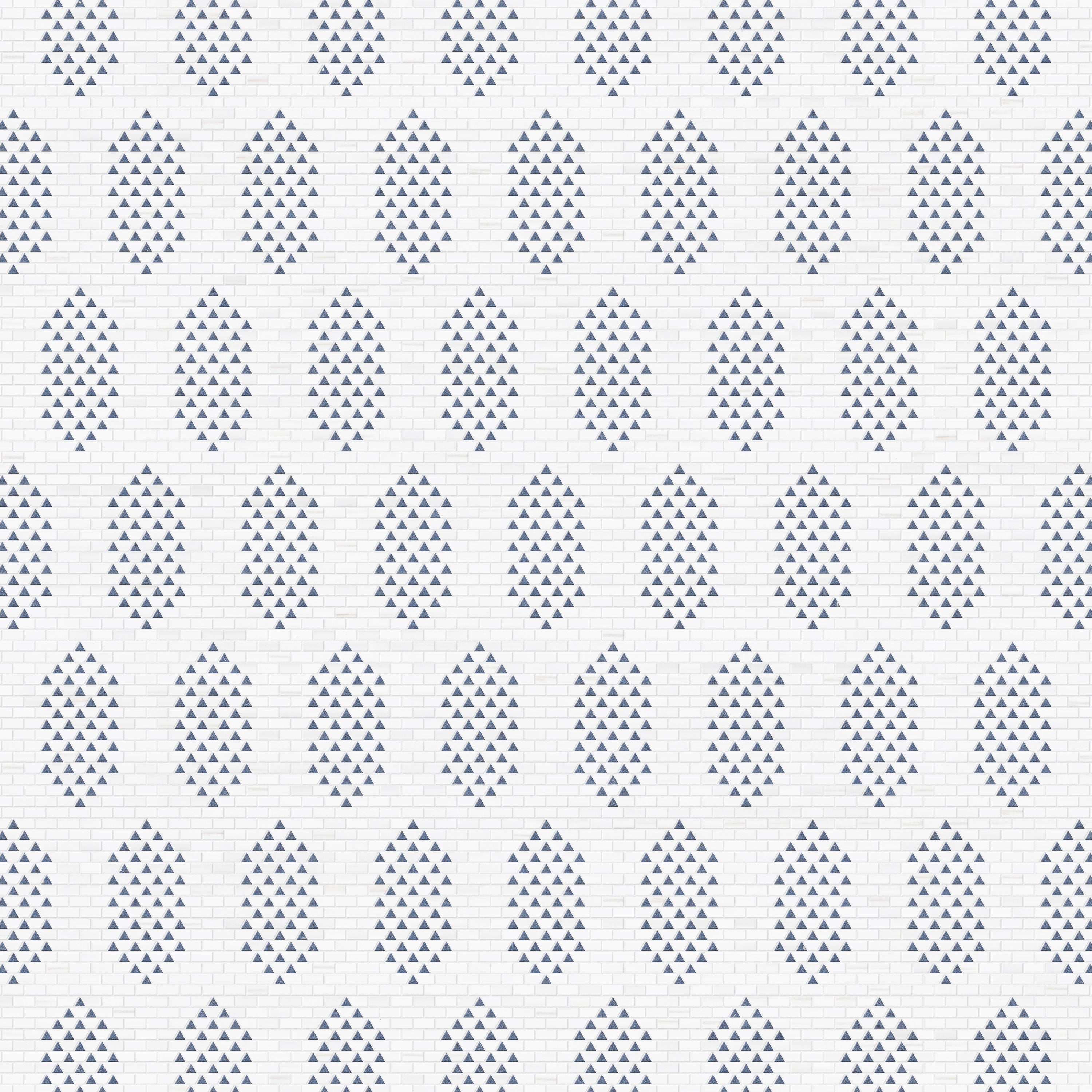 LULU BLUE - BOUTIQUE MOSAIC | BIANCO DOLOMITE | DULCET TILE