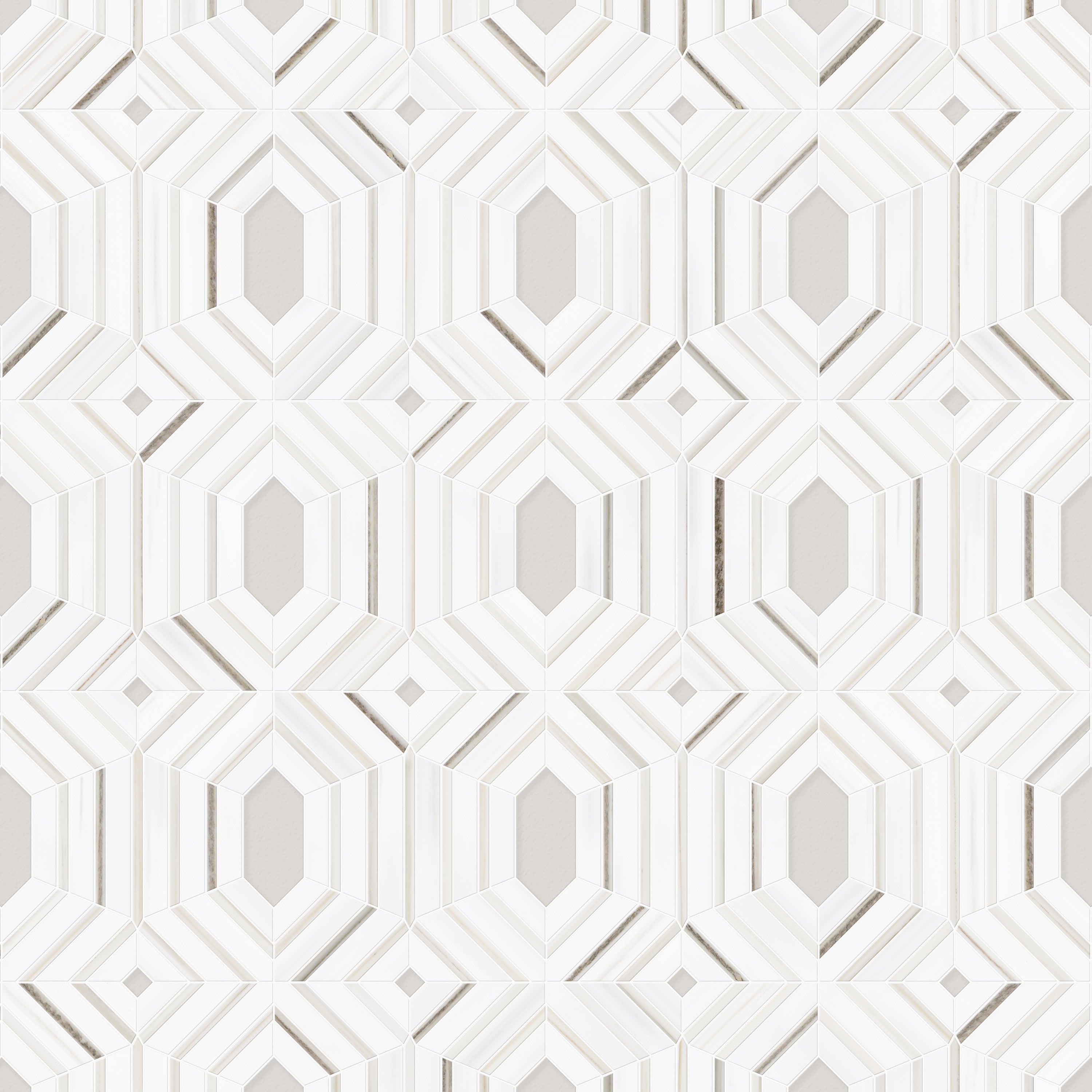 MAZE - BOUTIQUE MOSAIC | BIANCO DOLOMITE | ZEBRINO | DULCET TILE