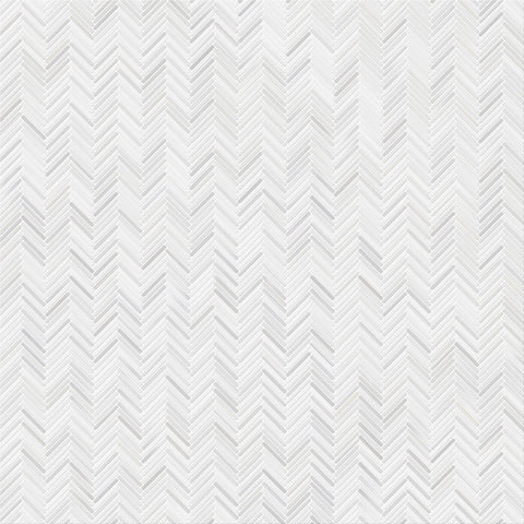 MINI HERRINGBONE VENUS WHITE HONED