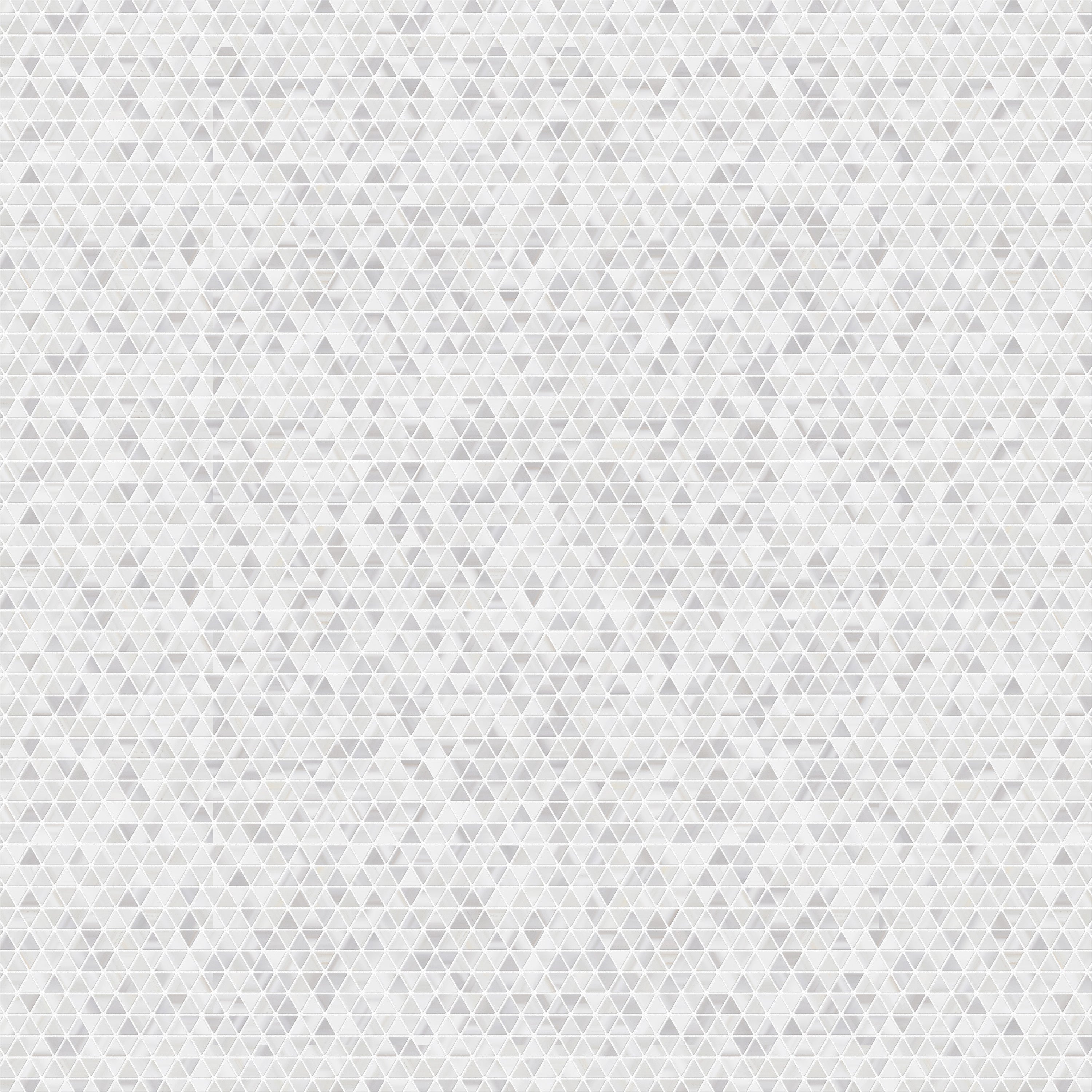 TRIANGLE VENUS WHITE HONED - ESSENTIAL MOSAIC | DULCET TILE