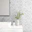 MINI HERRINGBONE VENUS WHITE HONED